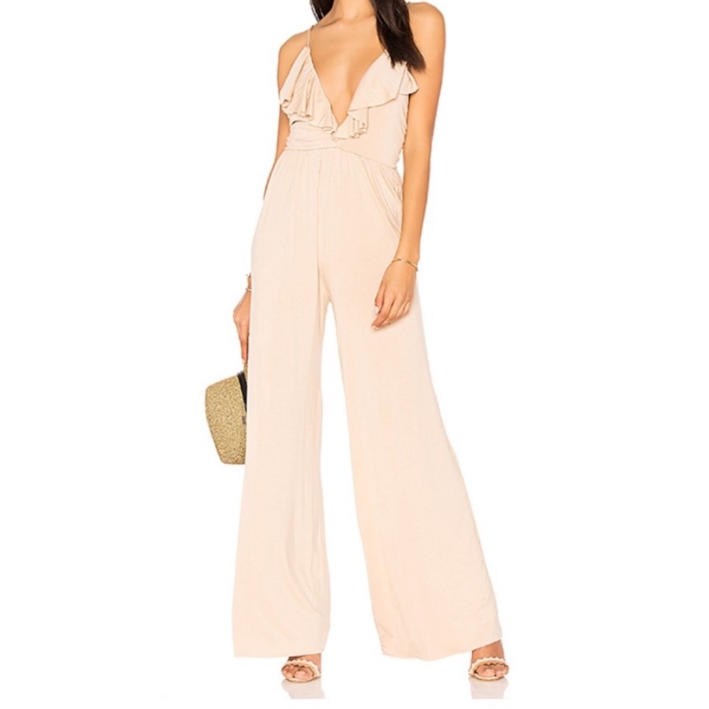 Clayton Tan/Cream Jumpsuit